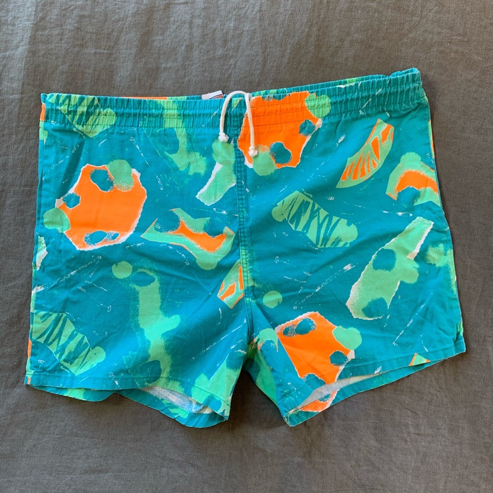 Vintage Patterned Shorts